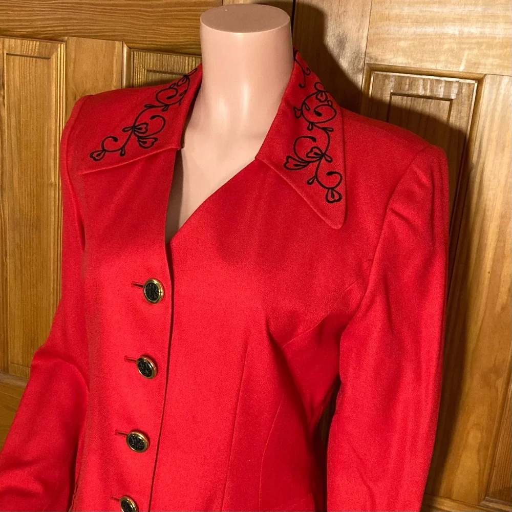 NWOT Vintage Morgan Miiller Lined Blazer Size 12